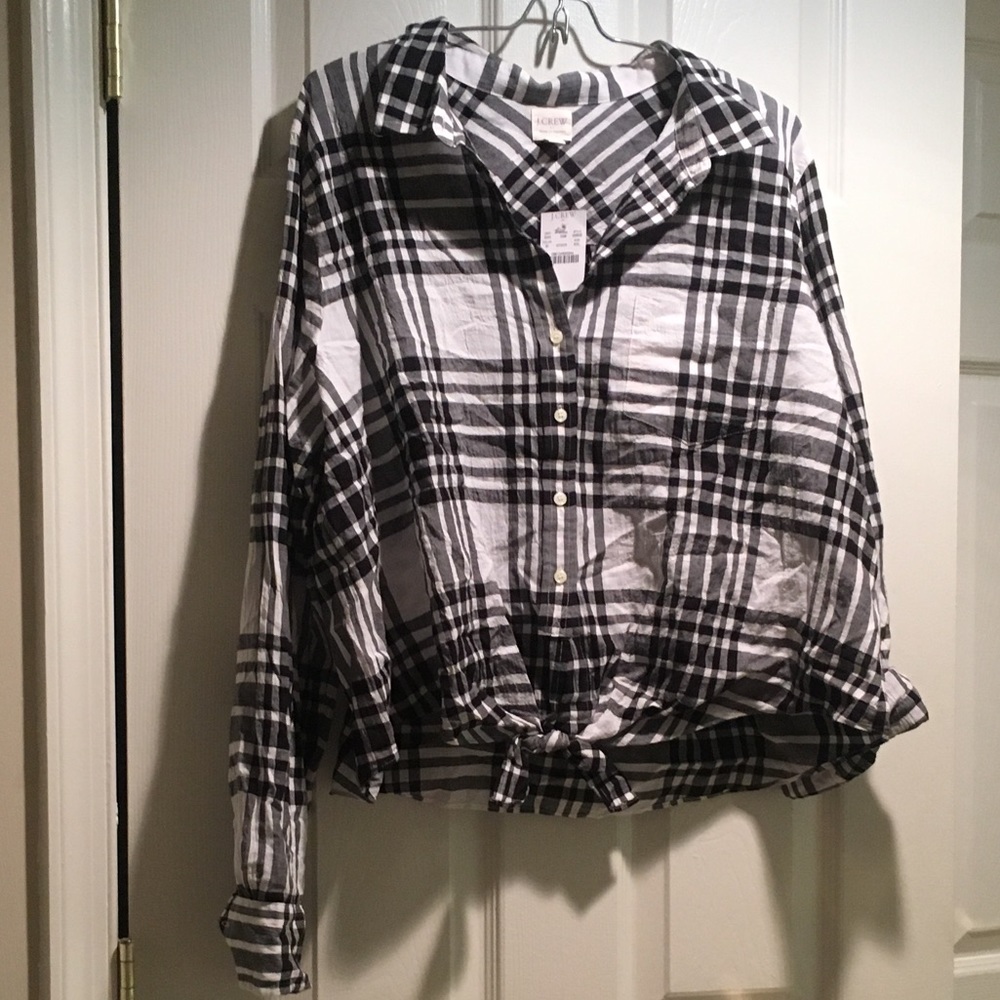 Plaid button down - J Crew